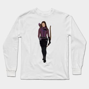 Purple arrow girl Long Sleeve T-Shirt